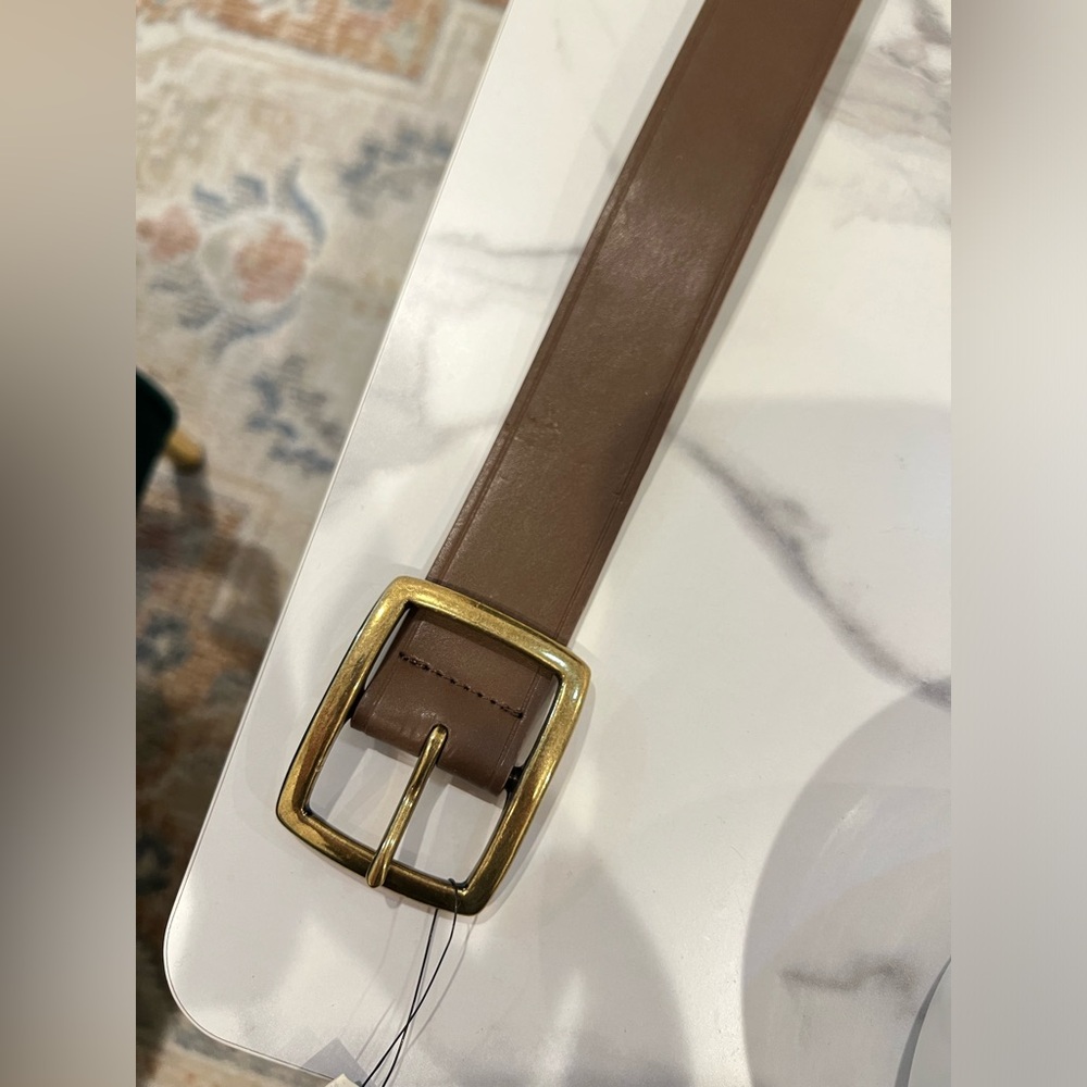 Classic Rustic Basic Brown Belt - Picture 3 of 7
